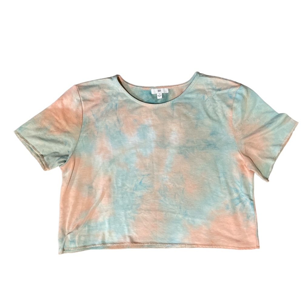 49. BP Tie-dye short sleeve crop top Size M